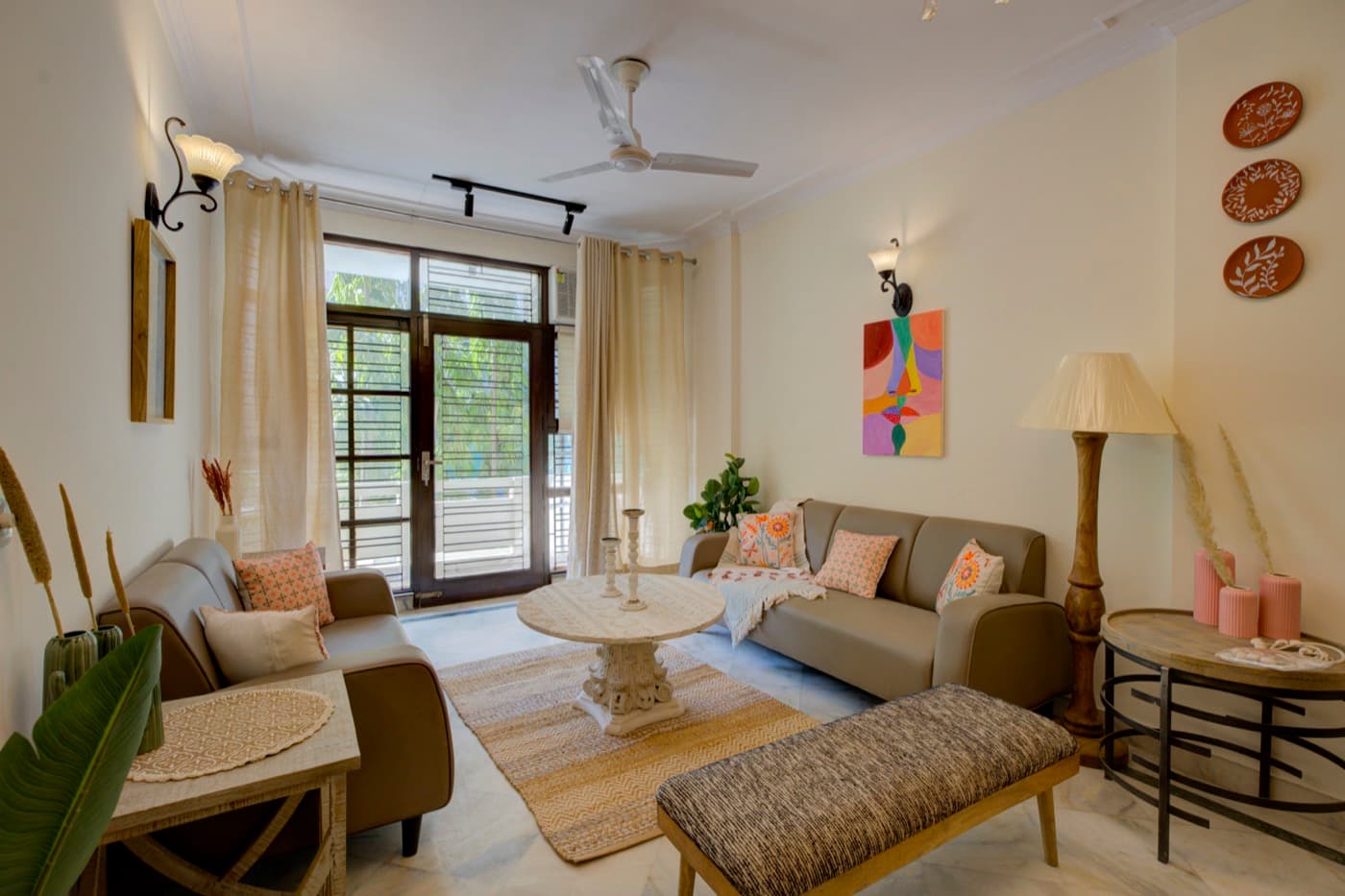 Tropical Boho Escape — 2BHK in the heart of Delhi
