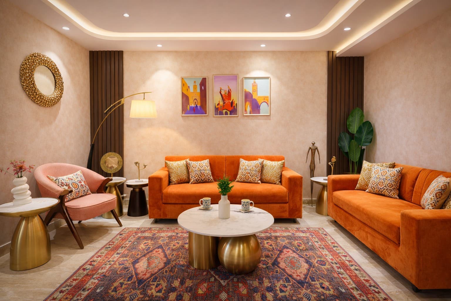 Moroccan Designer Home — 2BHK with Moroccan styling